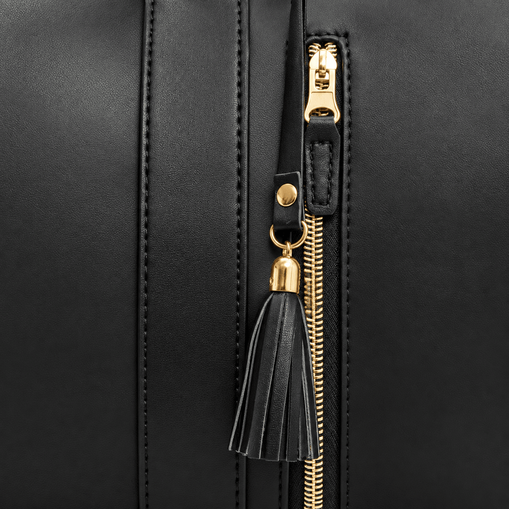 Sac de voyage noir et or à roulettes imperméable RAVELEE