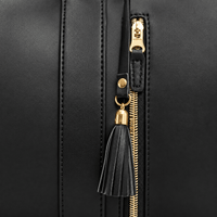 Sac de voyage noir et or à roulettes imperméable RAVELEE