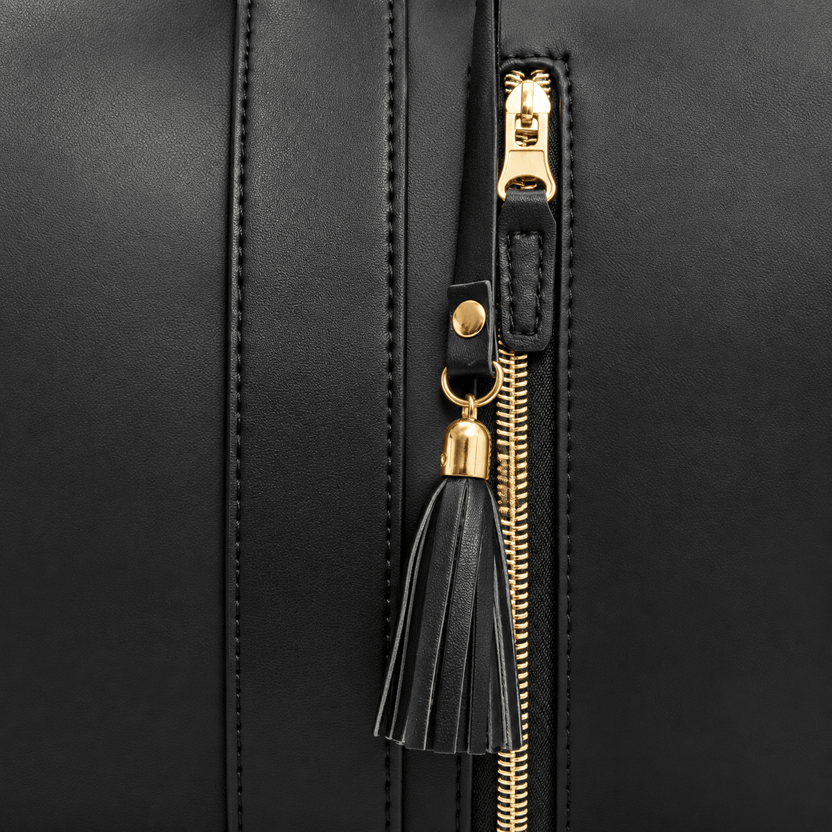 Sac de voyage noir et or à roulettes imperméable RAVELEE