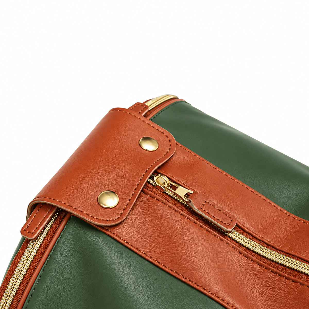 Sac de voyage vert à roulettes imperméable RAVELEE