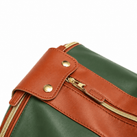 Sac de voyage vert à roulettes imperméable RAVELEE