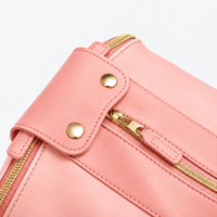 Sac de voyage rose à roulettes imperméable RAVELEE
