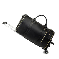 Sac de voyage noir à roulettes imperméable RAVELEE